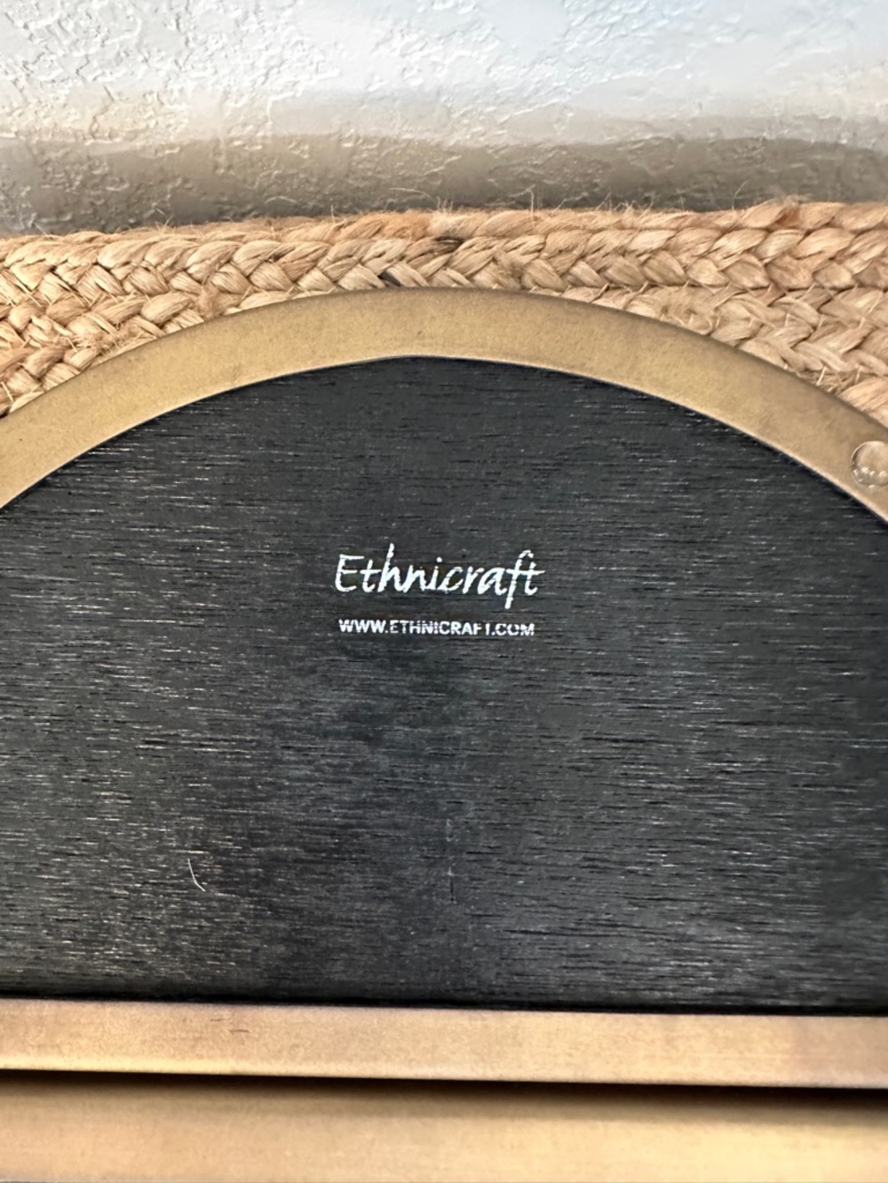 Ethnicraft Notre Monde Round Glass Tray - Picture 9 of 10